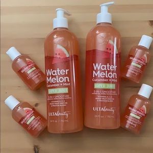 Set of 6 watermelon cucumber and mint body wash